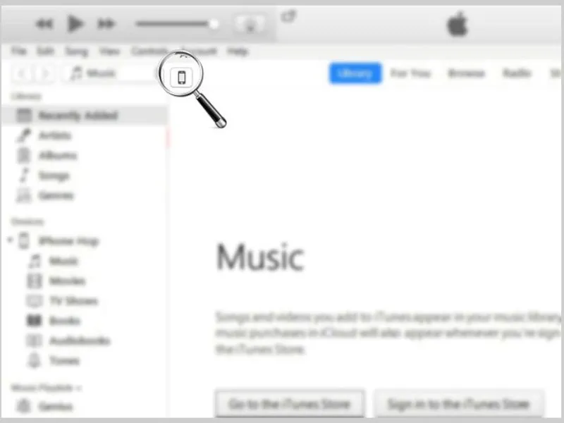 Cách đổi mật khẩu iPhone khi quên bằng itunes