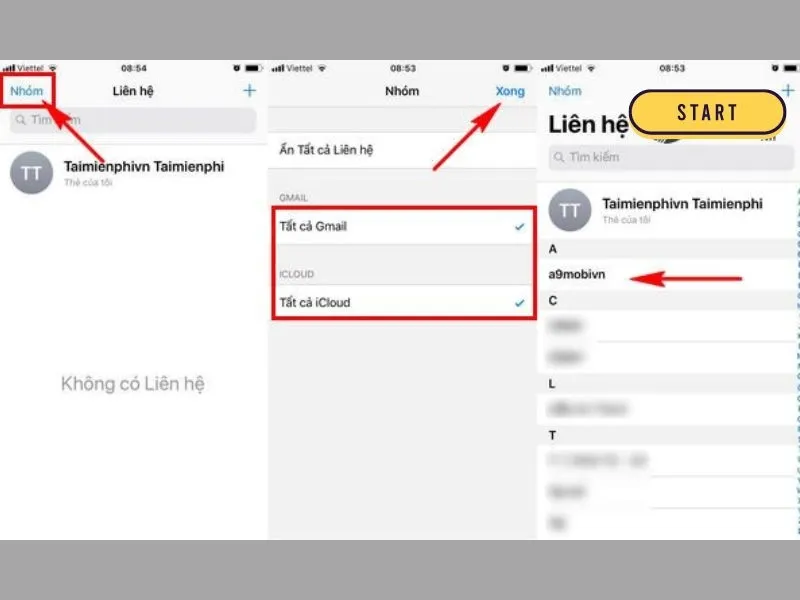 Hoàn thành cách khắc phục lỗi iPhone bị mất danh bạ