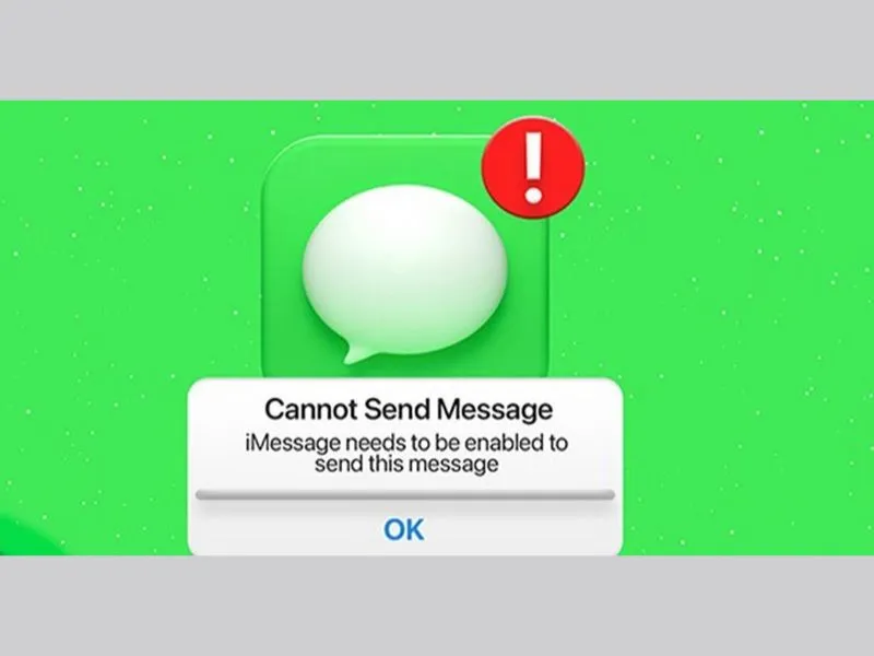 Lỗi Imessage không nhận số điện thoại