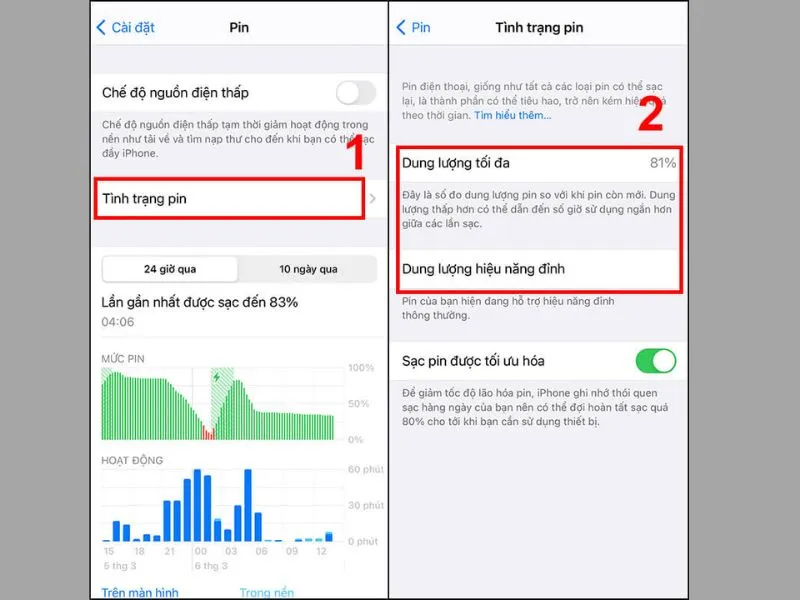 Kiểm tra tình trạng pin định kỳ