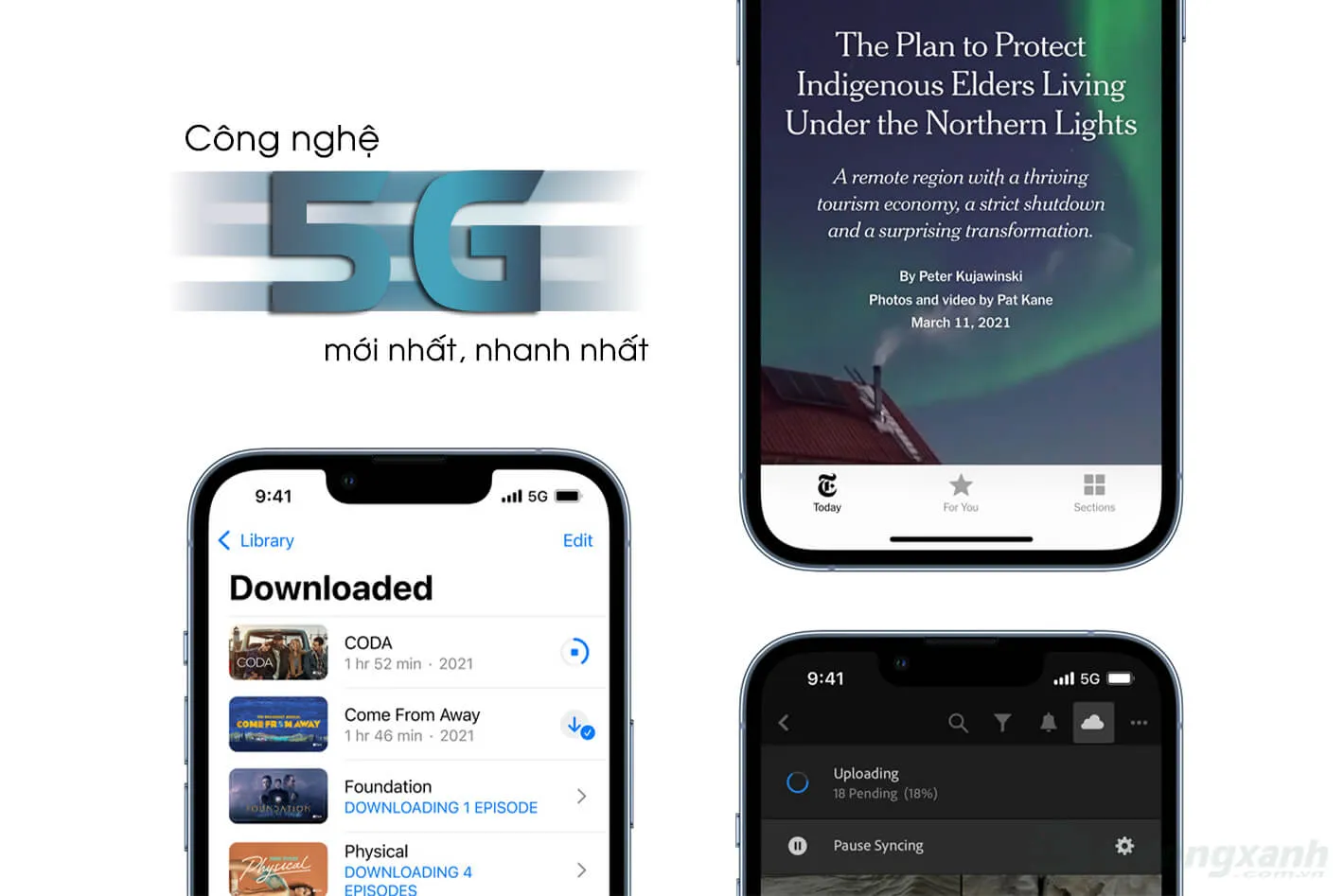 Hỗ trợ 5G hai SIM để kết nối nhanh hơn