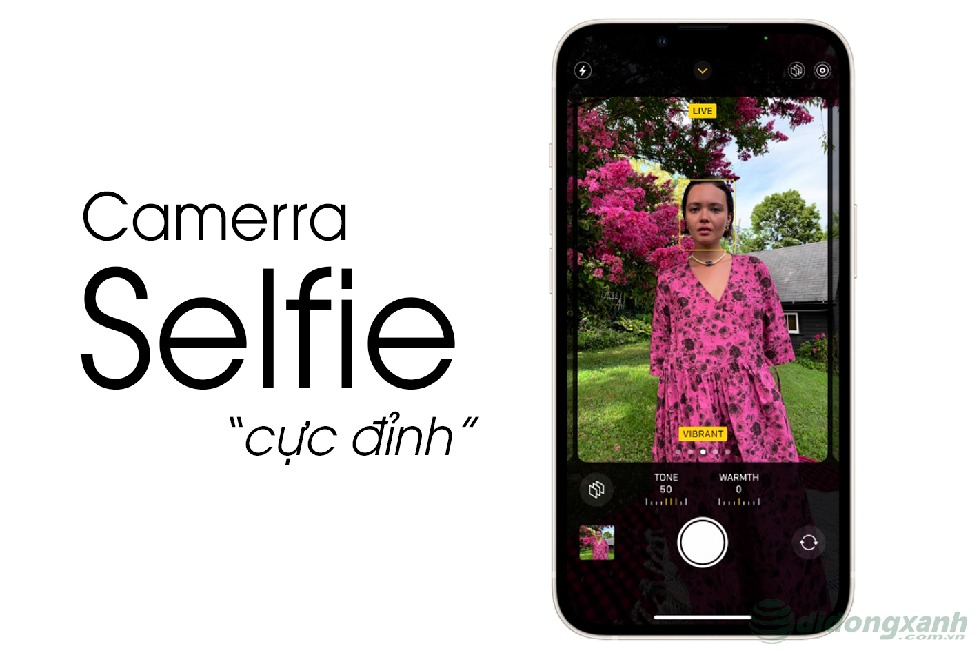 Camera Selfie cực đỉnh trên iphone 13 pro max 512gb