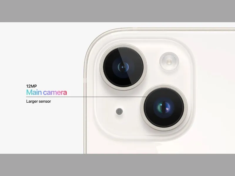 Cụm camera kép 12MP chụp quay đỉnh cao