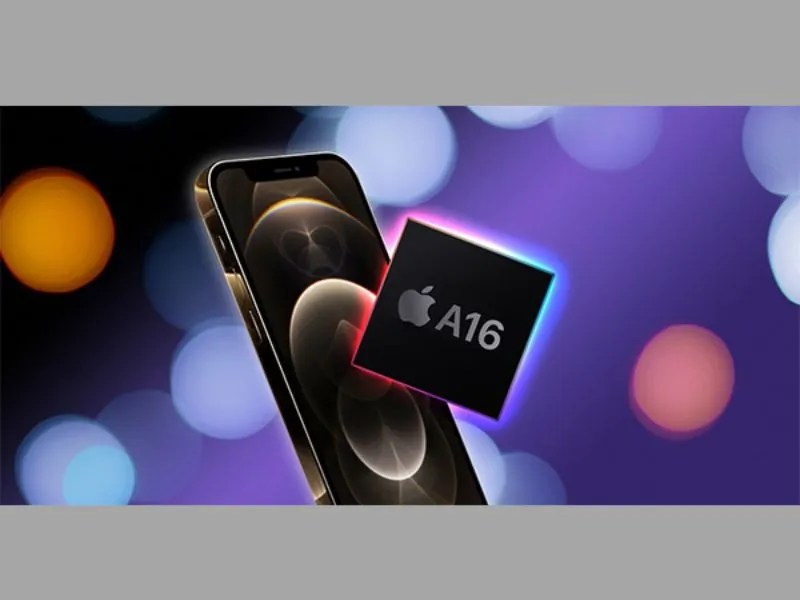 Chip A16 Bionic, con chip mạnh mẽ thuộc hàng top của Apple