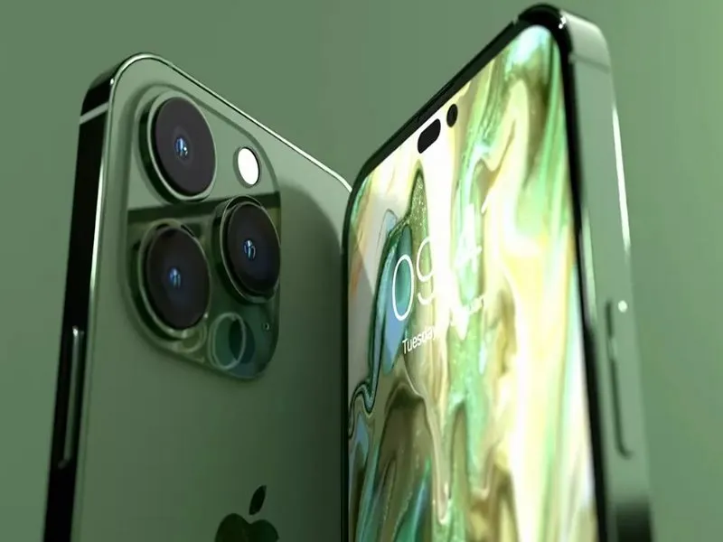 mau xanh la iphone 14 pro max cuc chat