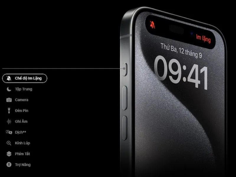 Nút Action mới trên iPhone 15 Pro Max phiên bản 512GB