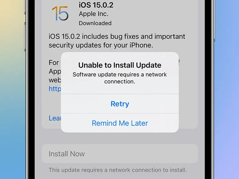 Điểm danh các cách khắc phục iPhone không cập nhật được phần mềm