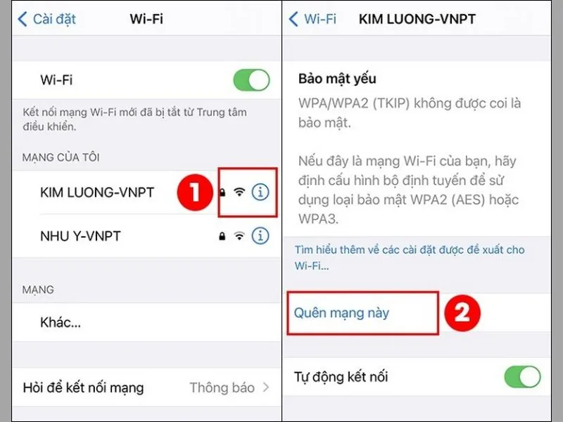 Khắc phục iPhone không kết nối được wifi hiệu quả