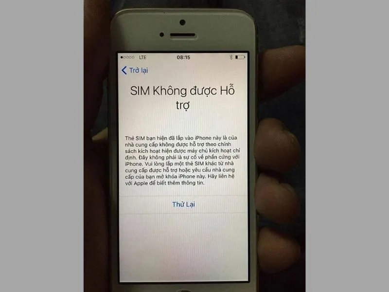 Kiểm tra tình trạng và chất lượng sim ghép trên iPhone lock 