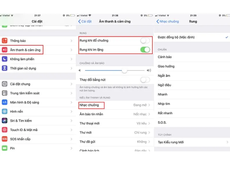 kiem tra cac tinh nang tren iphone