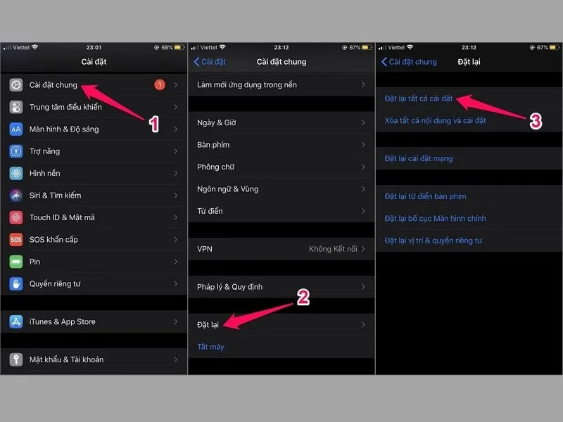 Khởi động lại để khắc phục lỗi iPhone thay pin bị nóng máy