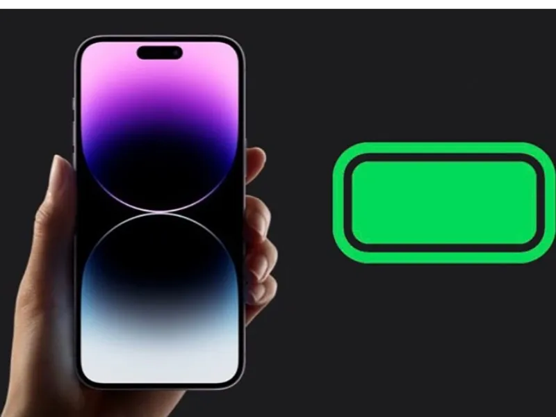 pin iphone 14 pro max sut giam