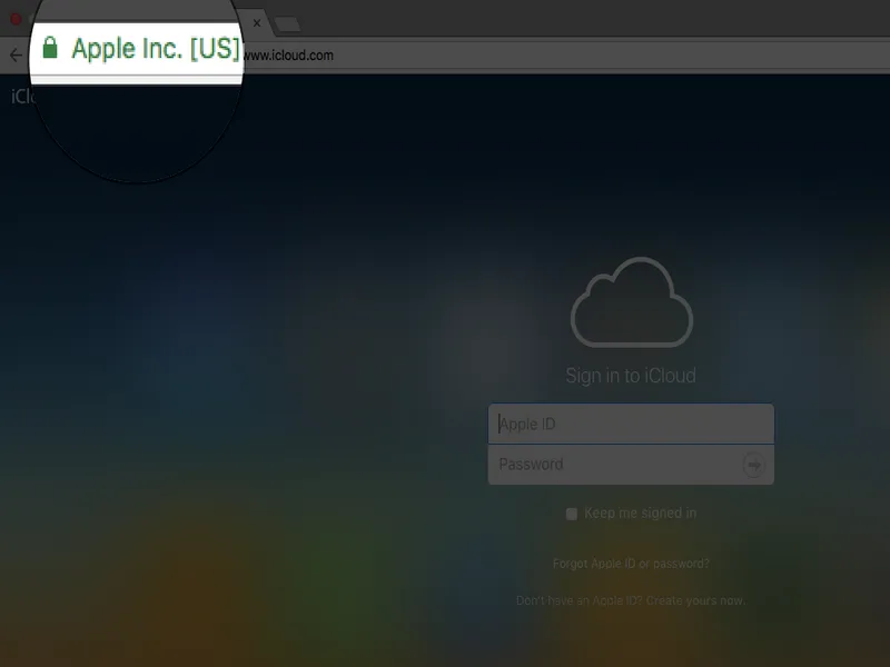 Khi khóa iphone bị mất không nên tin tưởng web nào ngoài Apple.com và iCloud.com