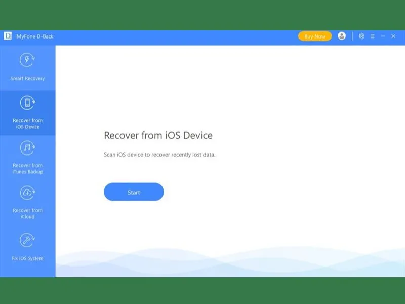 Cách khôi phục dữ liệu iPhone chưa sao lưu bằng iMyFone D-Back
