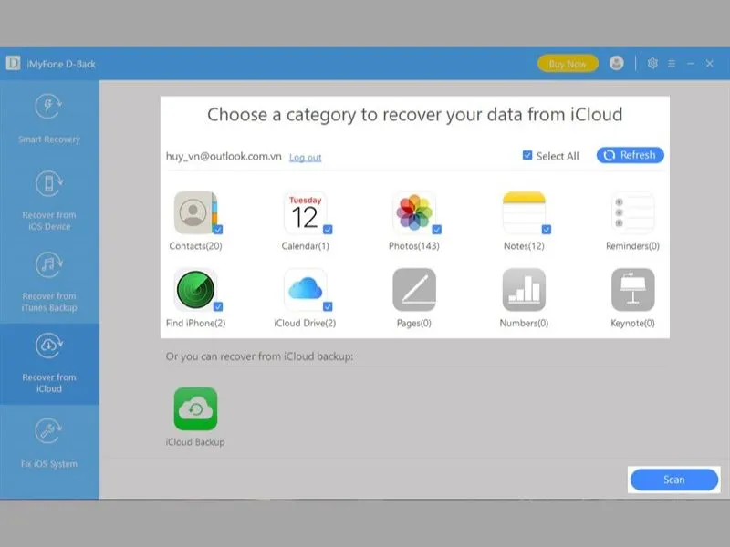 Bản sao iCloud lưu trữ thông tin về cuộc gọi