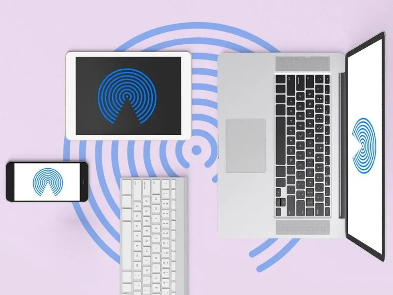 Lỗi airdrop không tìm thấy thiết bị