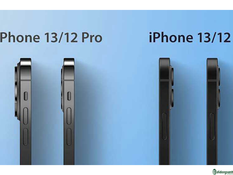So sánh kích thước iPhone 13 và iPhone 12
