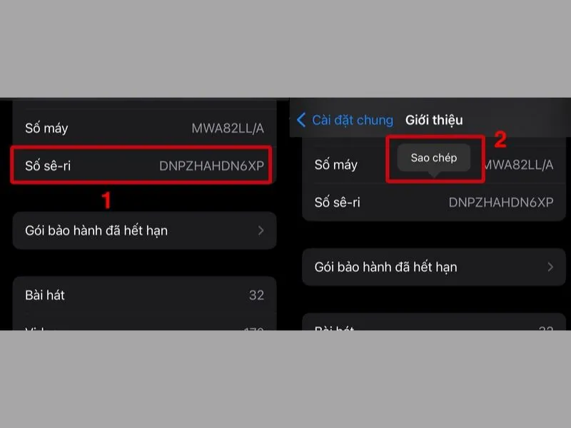 Đọc và copy số