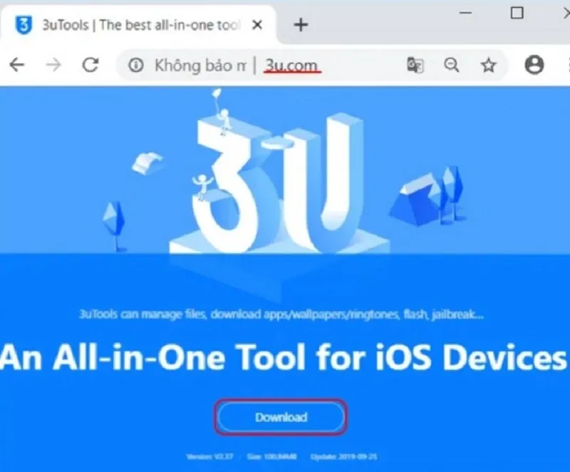 Kiểm tra số lần sạc iphone thông qua ứng dụng ưu việt 3uTools
