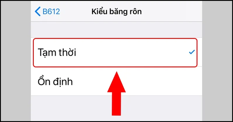 Kiểu băng rôn ổn định trên iPhone là gì? 