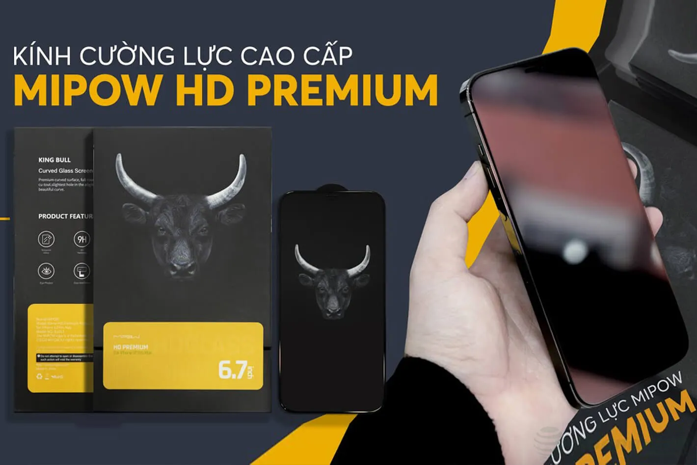 cuong luc chong nhin trom cao cap iphone 12 12 pro max kingbull mipow