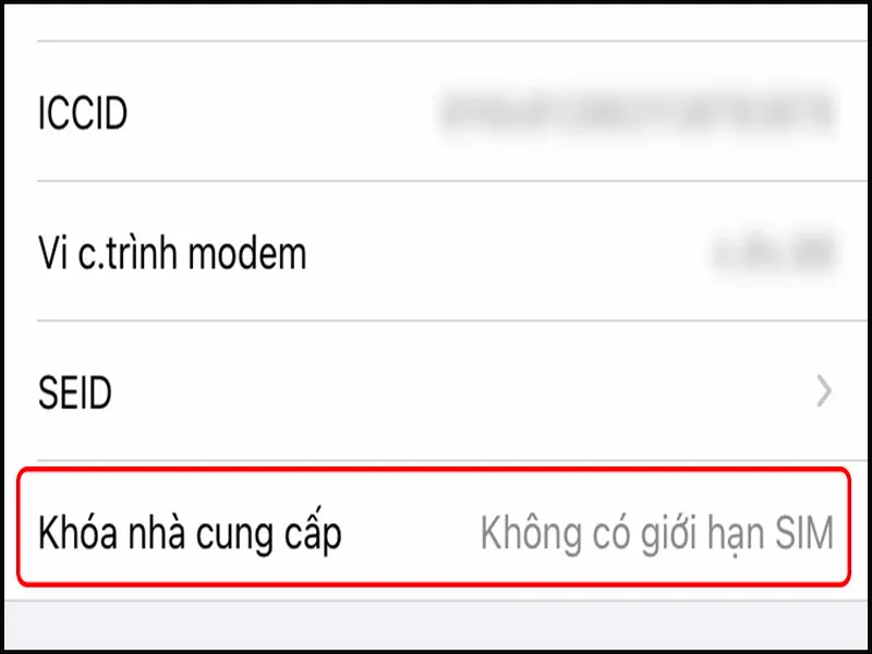 Bản quốc tế sẽ có dòng chữ “Không có giới hạn sim”