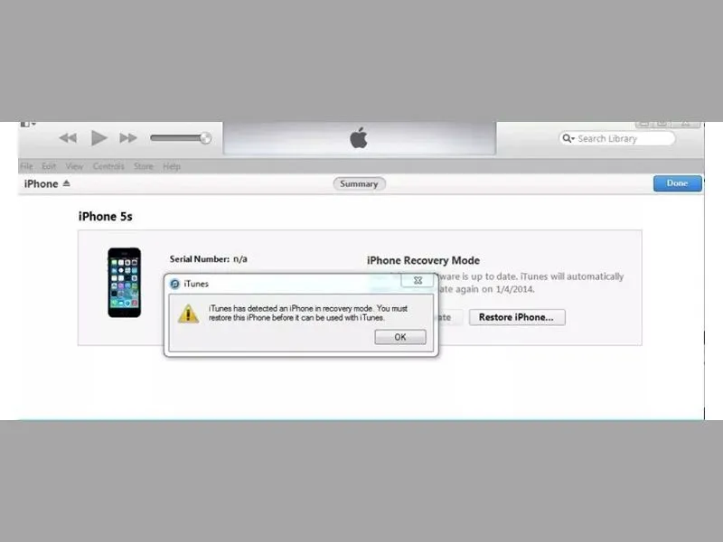 Restore iphone