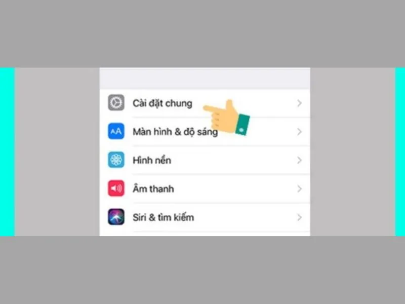 Cài đặt chung”