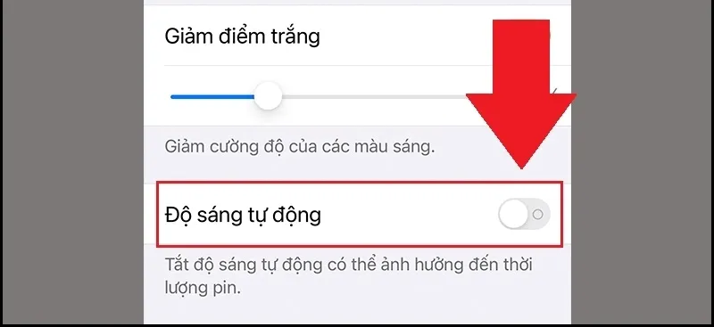 Tắt chế độ