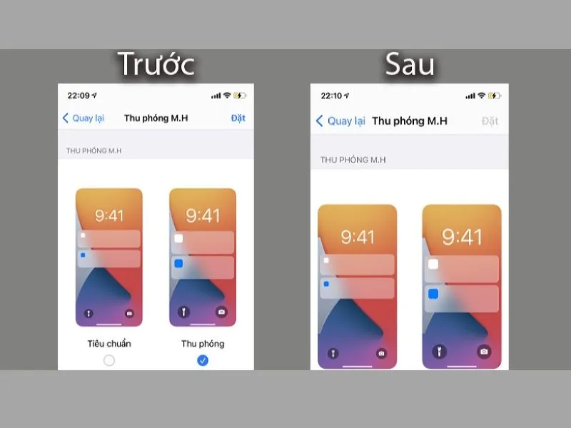 Cách điều chỉnh khi màn hình iPhone bị phóng to