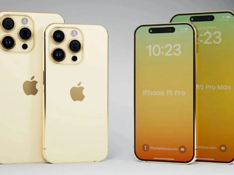 Màu vàng của điện thoại iPhone 15 Pro Max