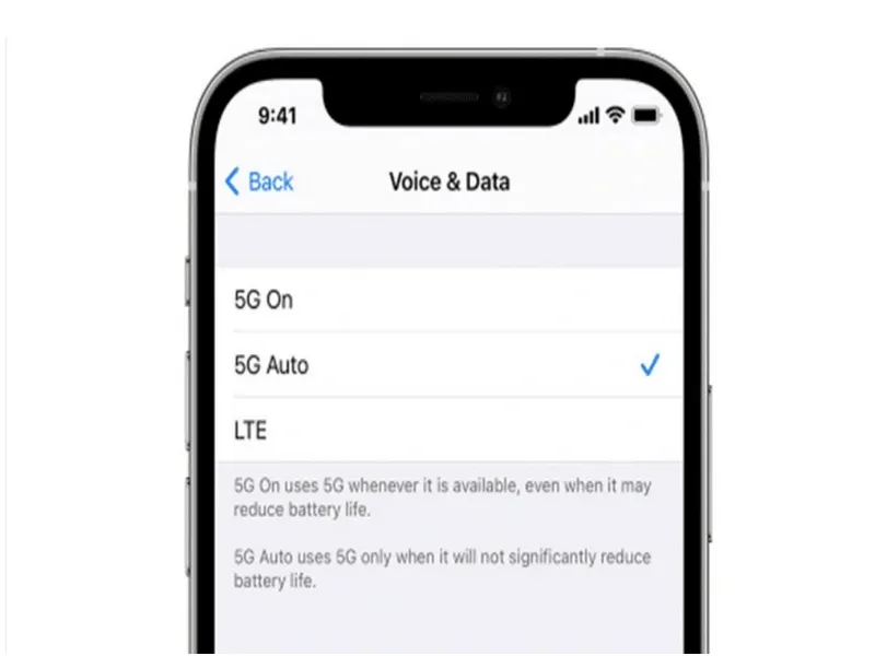 Hạn chế 5G trên iphone 13 pro max