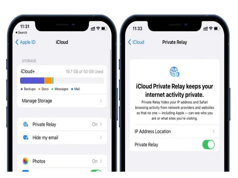 Sử dụng iCloud Private Relay