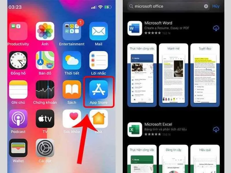 cách sử dụng microsoft office miễn phí trên iphone