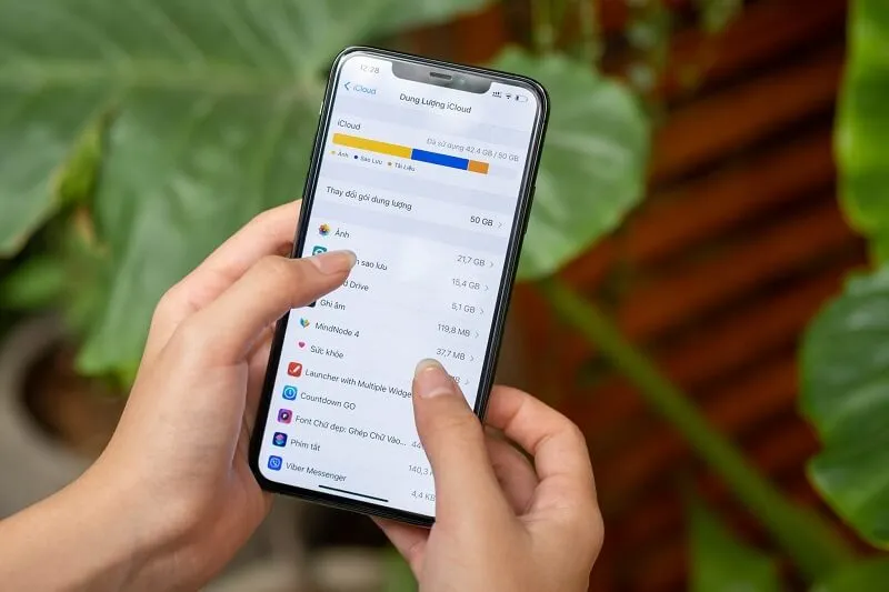 Khắc phục lỗi bộ nhớ đầy bằng cách Mua dung lượng iCloud vĩnh viễn cho iPhone