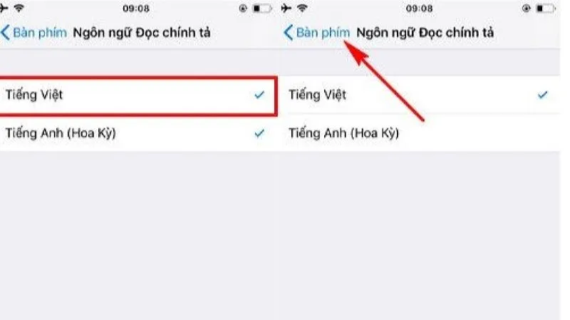 Xác nhận kích hoạt chế độ Bật đọc chính tả