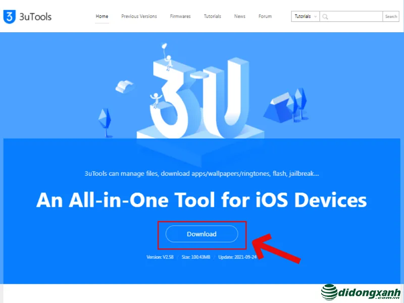 Hướng dẫn cách tải 3utools 