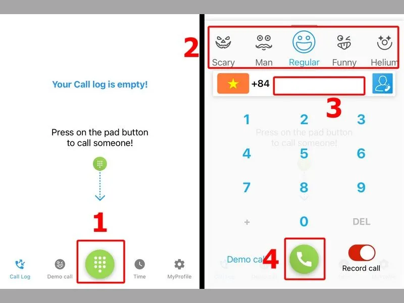 Hướng dẫn sử dụng Funcall làm méo giọng với các hiệu ứng ấn tượng
