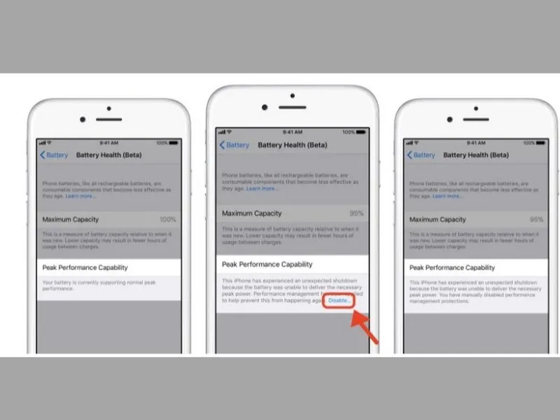 Quản lý hiệu suất chức năng lâu đời từ iPhone