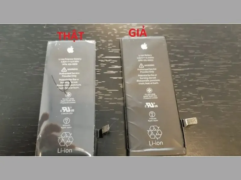 Tránh hàng giả hàng nhái khi bảo trì pin iPhone