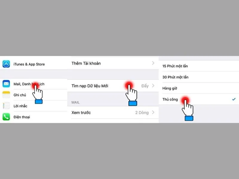 Hình ảnh minh họa cách tắt chế độ email