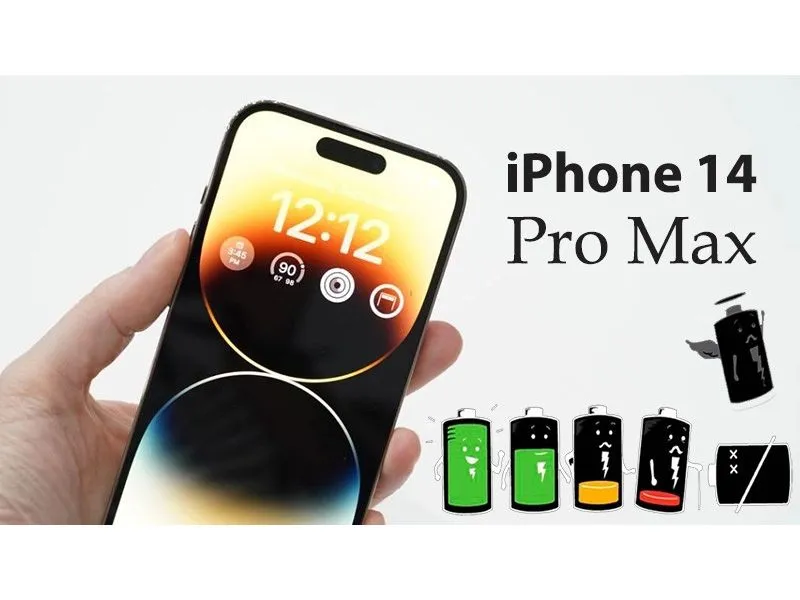 Pin iPhone 14 Pro Max tụt nhanh: Lý do và cách khắc phục