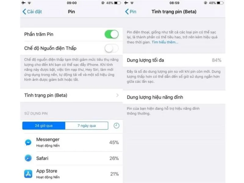 Xem kỹ tình trạng pin iphone 14 pro max tụt nhanh