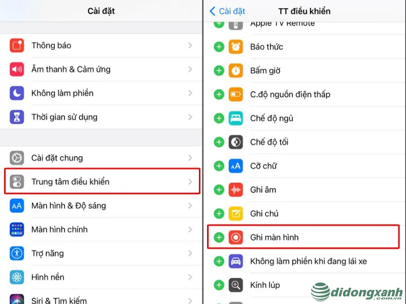 Hướng dẫn quay màn hình iphone cực dễ