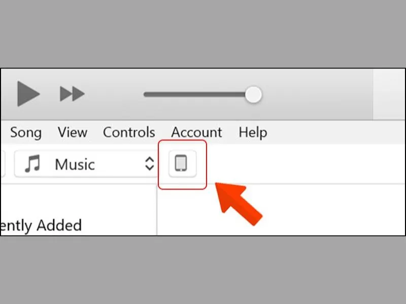 Kết nối điện thoại vào iTunes