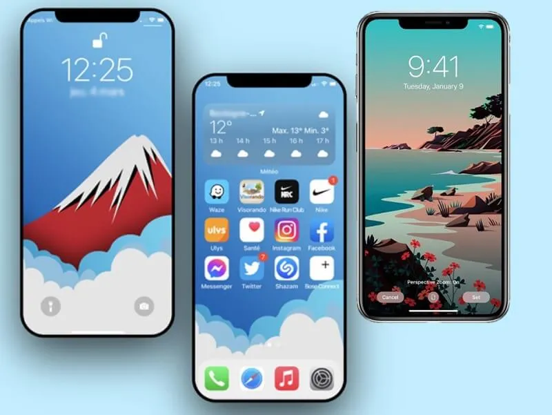 Tone màu khi sắp xếp