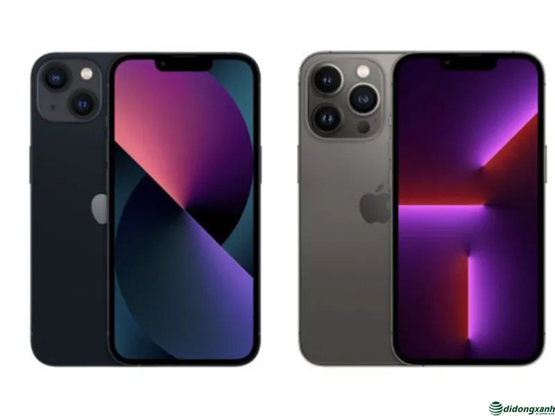 so sánh iPhone 13 và 13 Pro
