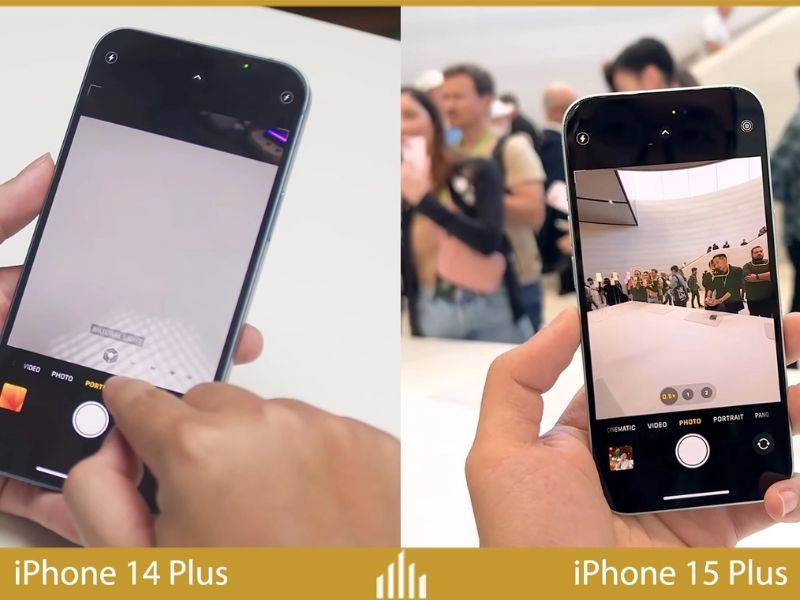 so sanh camera iphone 15 plus va iphone 14 plus