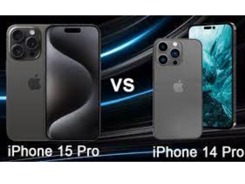 so sanh iphone 15 pro và 14 pro