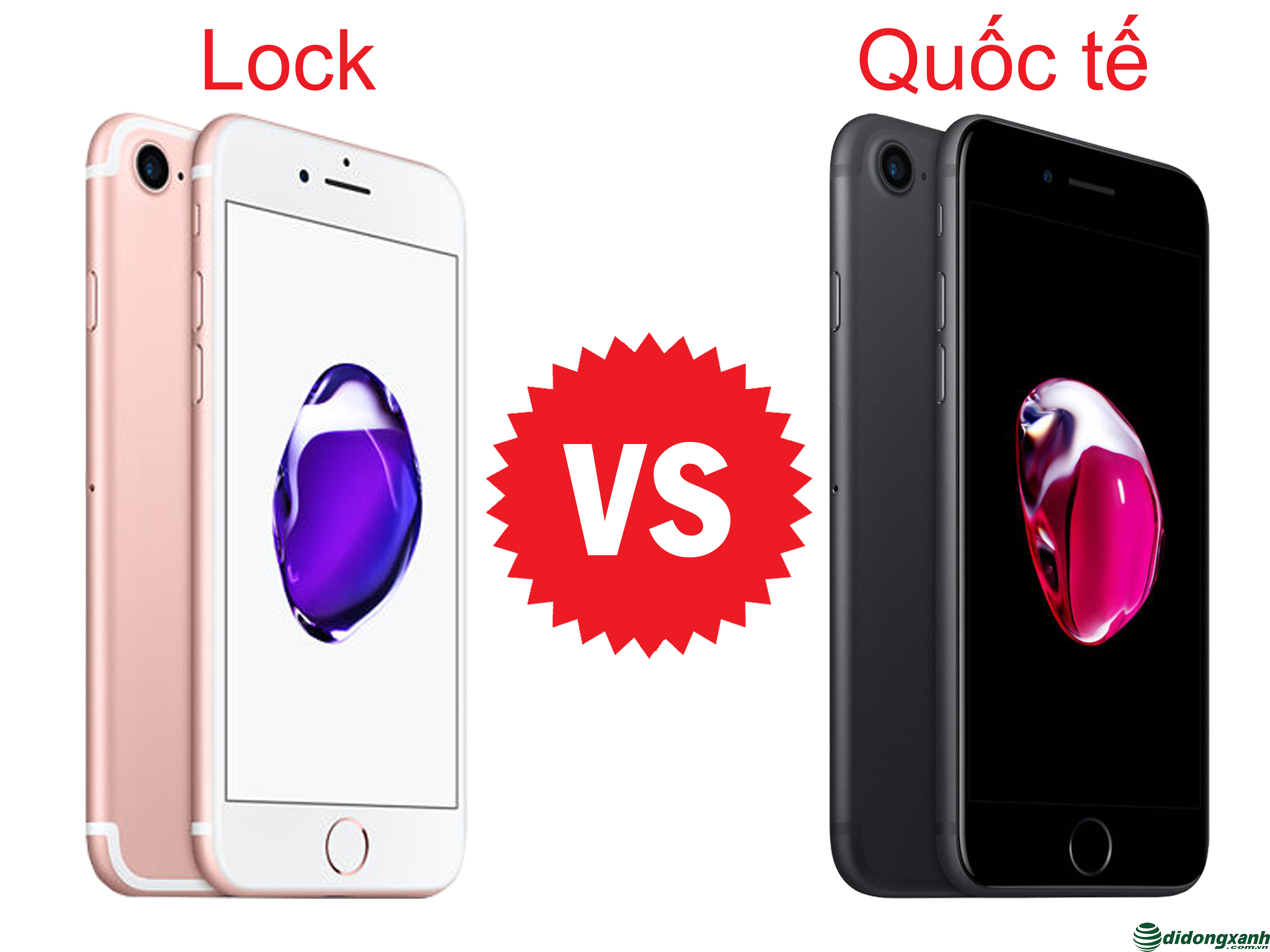 Sự khác nhau giữa iPhone quốc tế và iPhone lock
